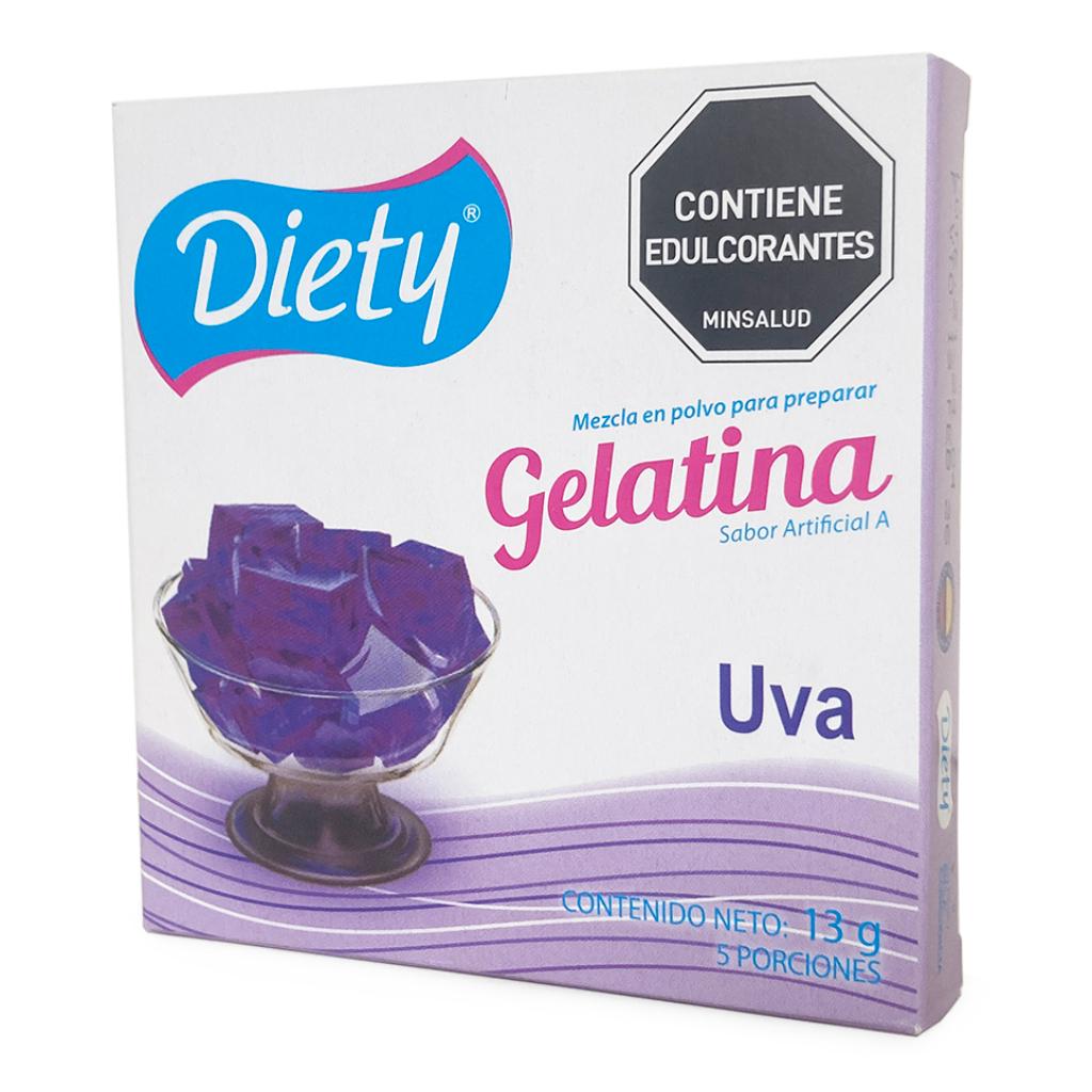 Gelatina Diety Uva Caja x 13 g._1