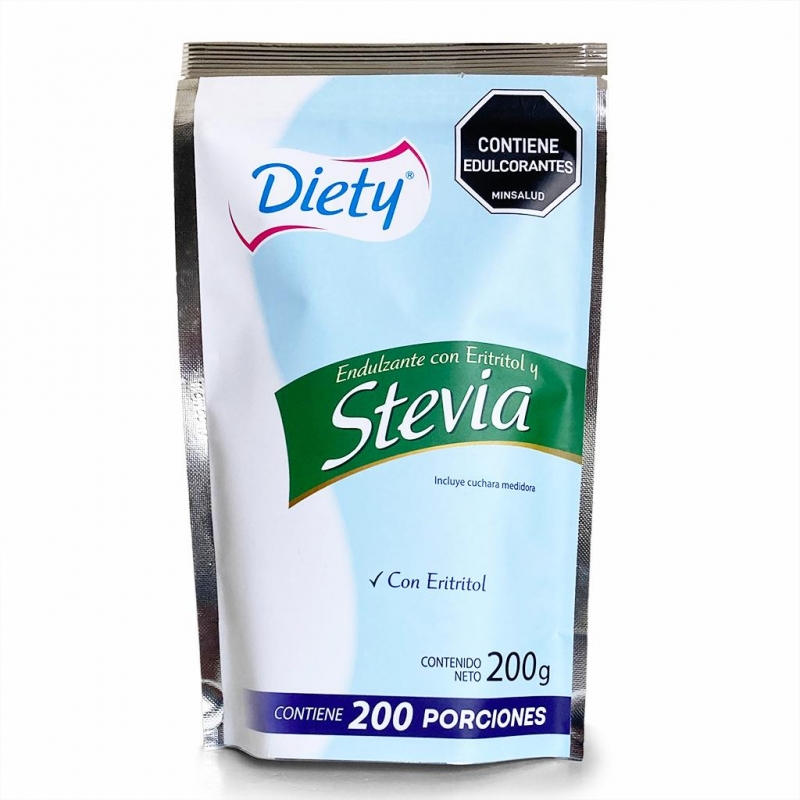 Endulzante Stevia Eritritol x 200g_2