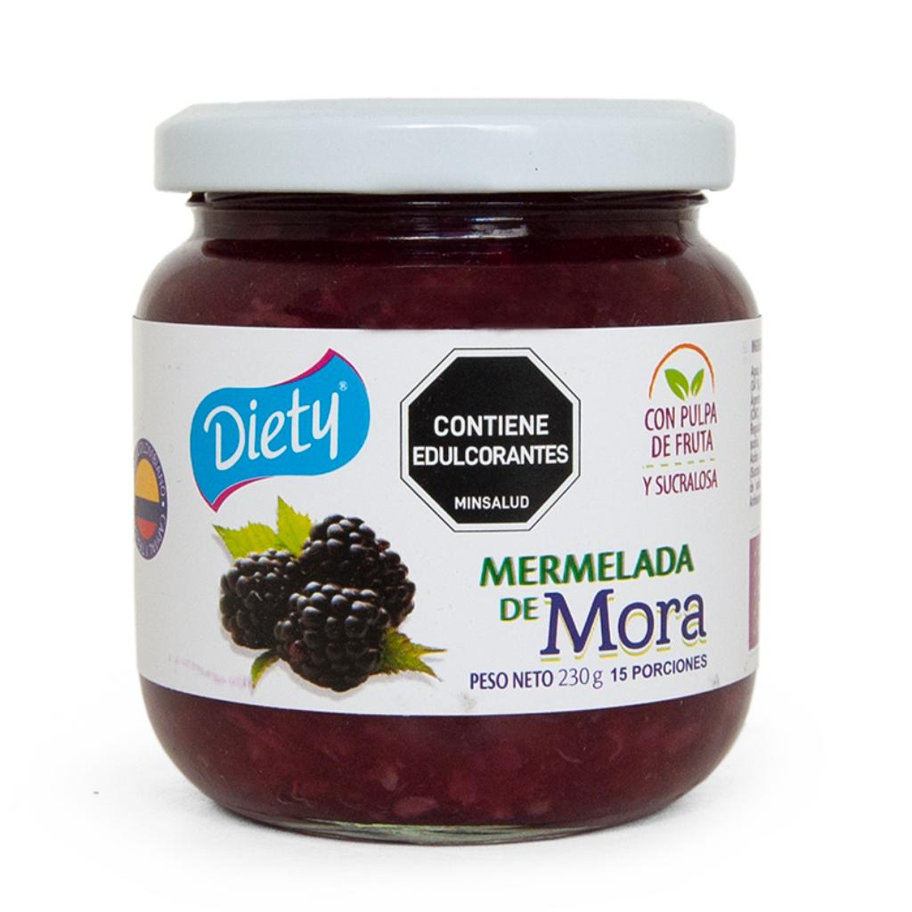 Mermelada Diety Mora Frasco x 230 g._1