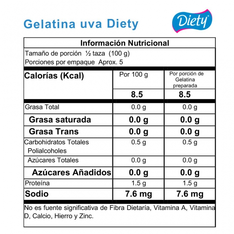 Gelatina Diety Tradicional Six Pack  (6 sabores)_7