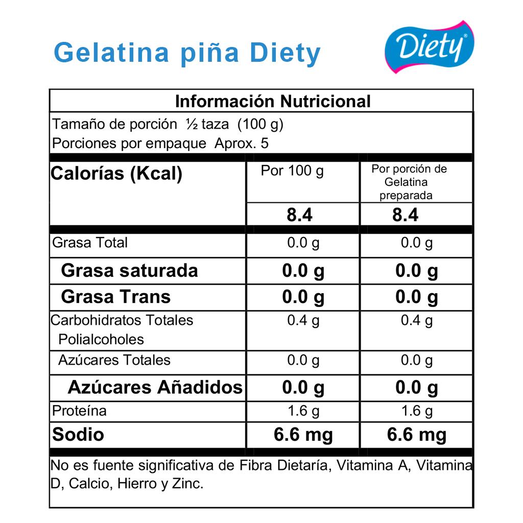 Gelatina Diety Tradicional Six Pack  (6 sabores)_6