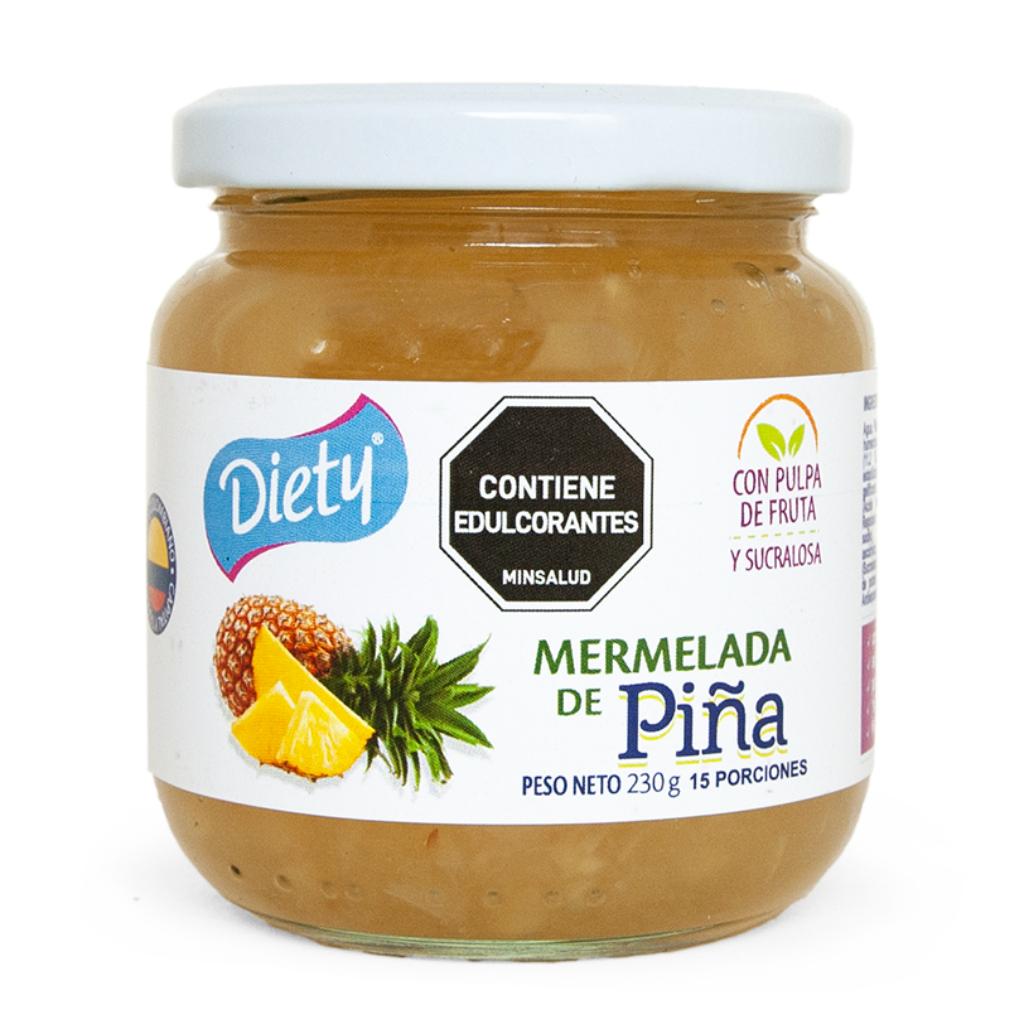 Mermelada Diety Piña Frasco x 230 g._1