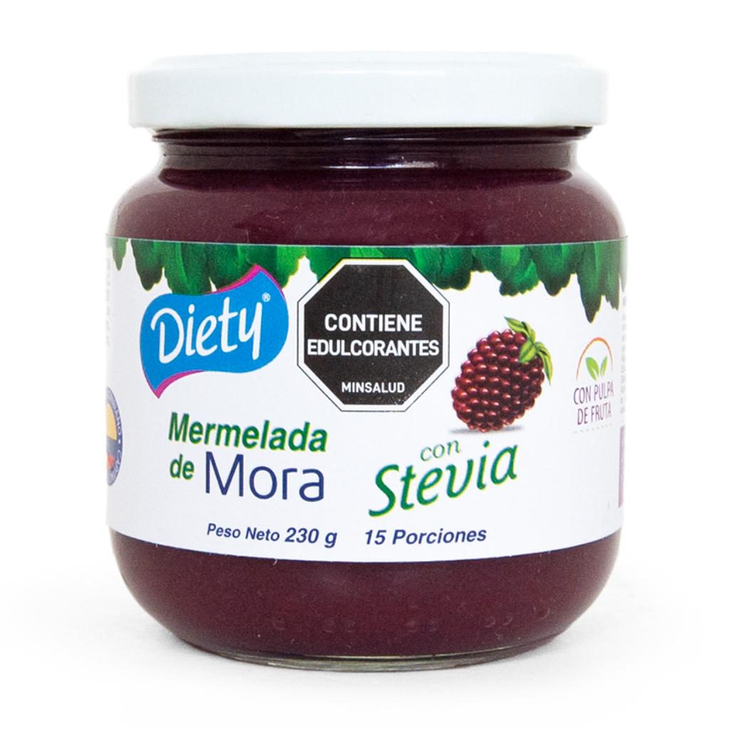 Mermelada Diety Stevia Mora Frasco x 230 g._1