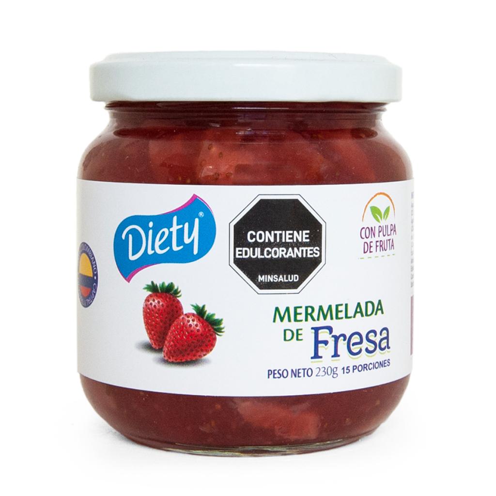 Mermelada Diety Fresa Frasco x 230 g._1