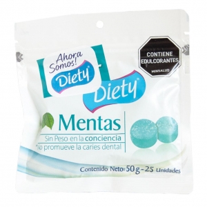 Mentas Diety Bolsa zipper x 50 g._1