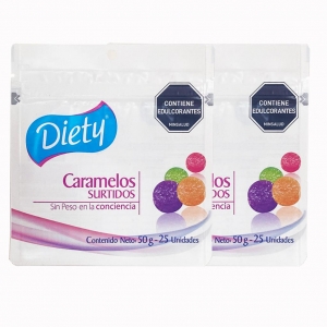 Dúo de Caramelos Surtidos Diety Bolsa zipper x 50 g._1