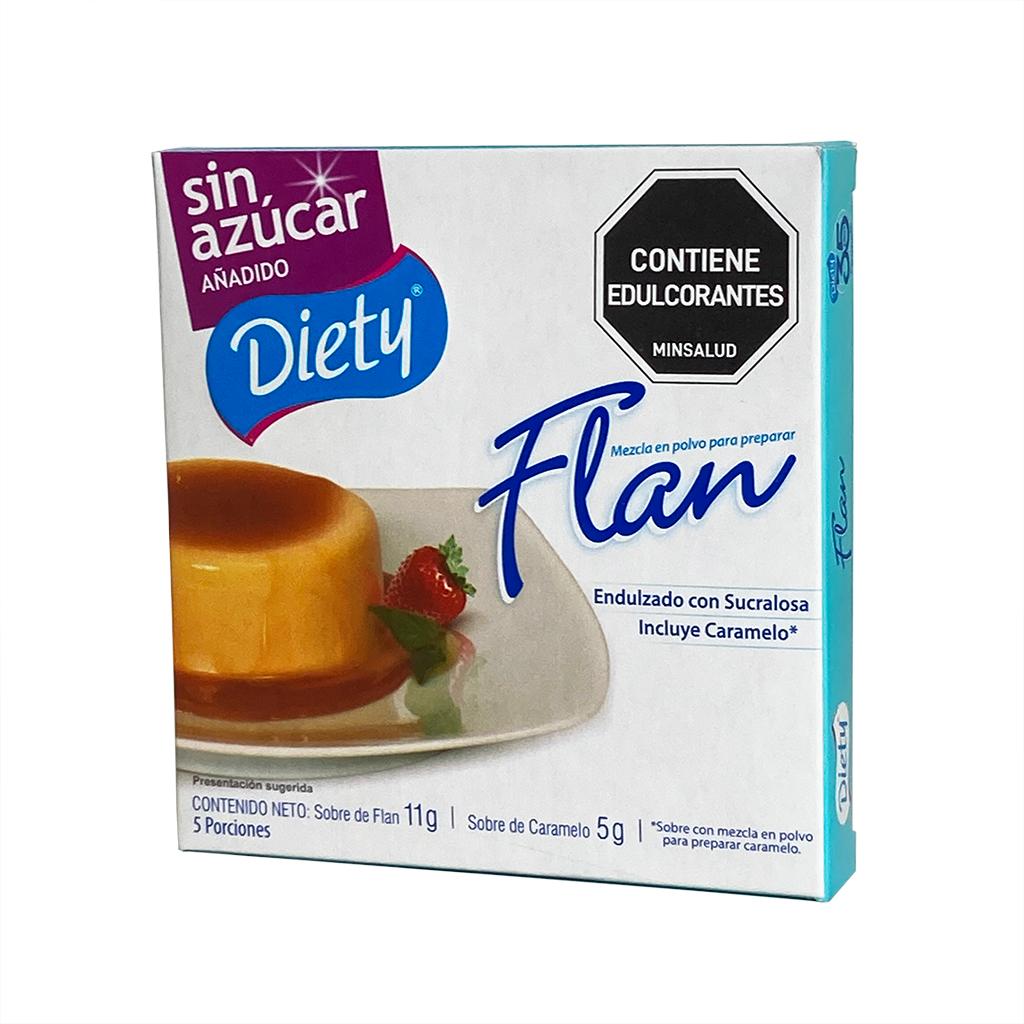 Flan con Caramelo Diety Caja x 11 g._1