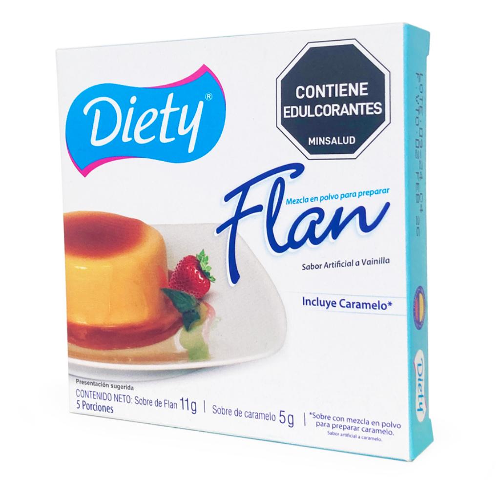 Flan con Caramelo Diety Caja x 11 g._1