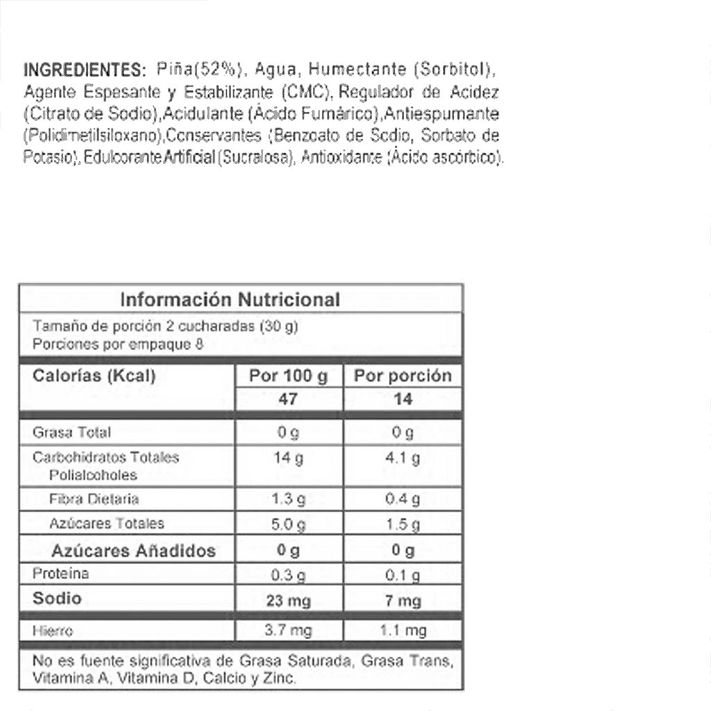 Fruta en Conserva Diety Piña x 250 g._2