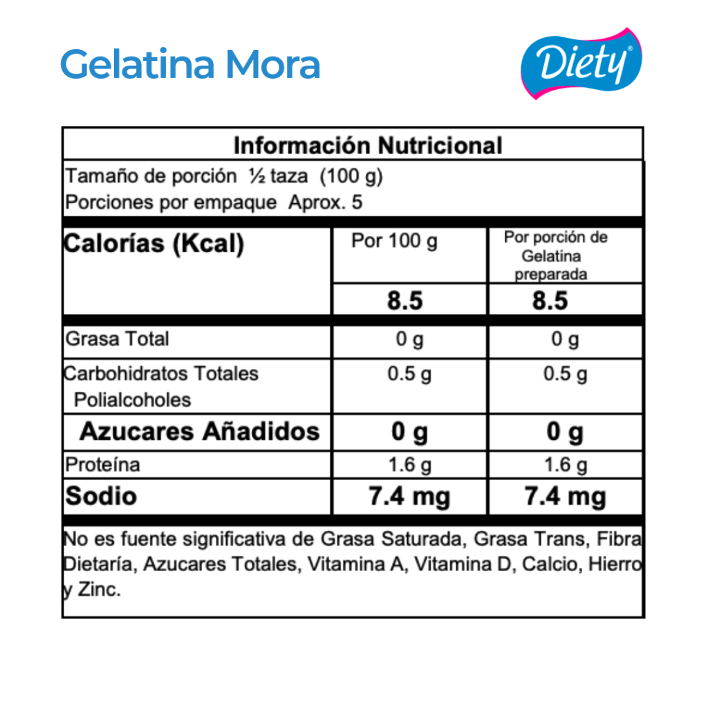 Gelatina Diety Mora Caja x 13 g._2